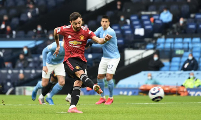 M.U thắng Man City, Bruno Fernandes &quot;bỏ túi&quot; hàng loạt thống kê ấn tượng - Ảnh 1.