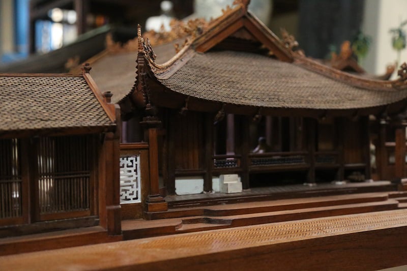 Ngắm nhìn mô hình đình làng hơn 300 năm siêu nhỏ của nghệ nhân Hà Nội - Ảnh 8.