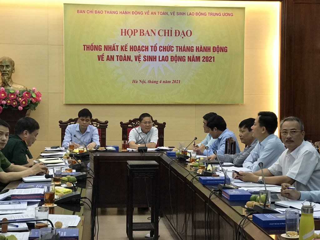 ban chỉ đạo An toàn vệ sinh lao động quốc gia dự kiến phát động Tháng an toàn vệ sinh lao động vào ngày 28/4 tới đây. Ảnh: N.T