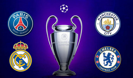 ƯCV vô địch Champions League: Real Madrid, PSG xếp sau Man City - Ảnh 1.
