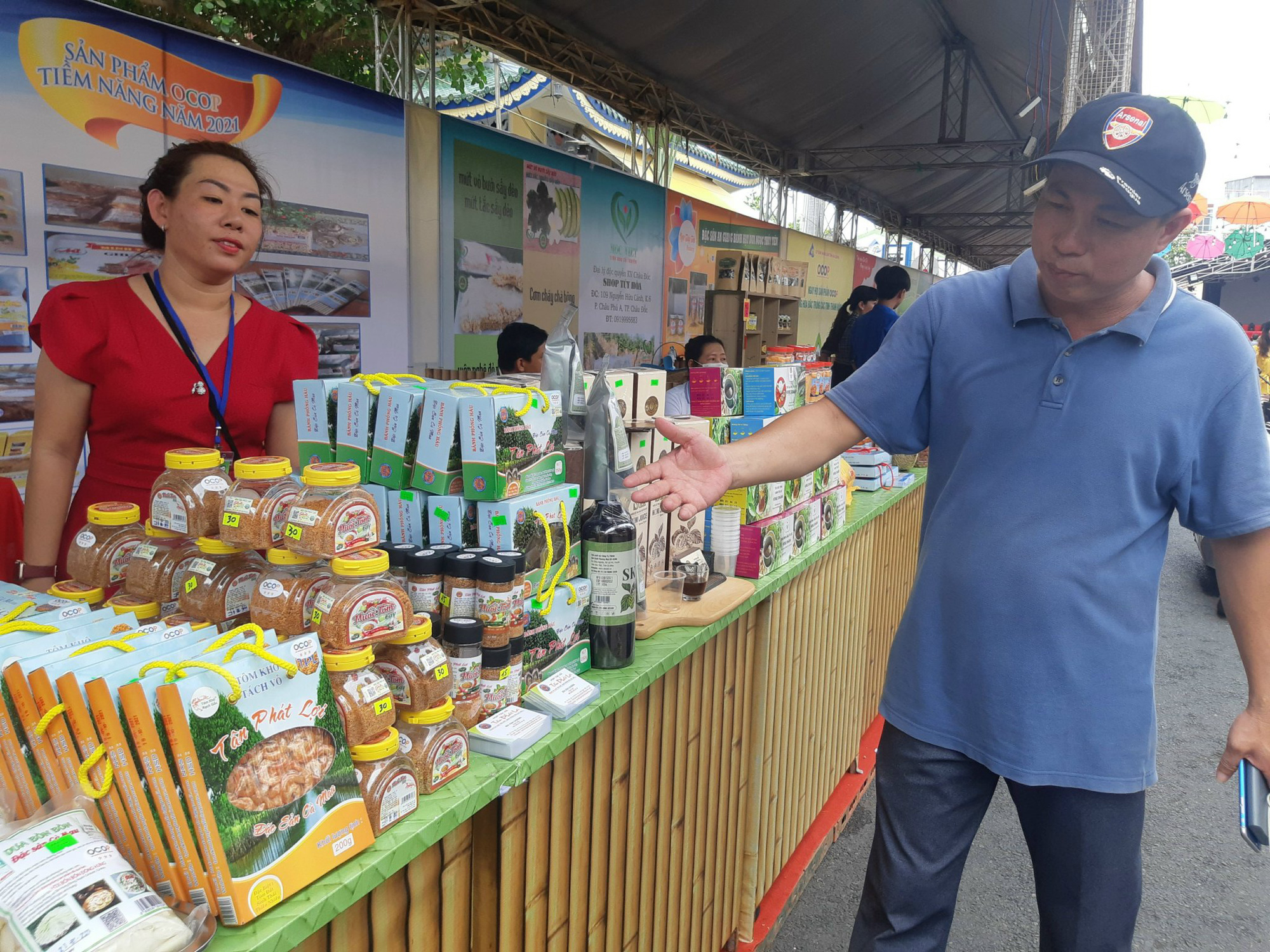 Sản phẩm OCOP 24 tỉnh, thành hội tụ tại Châu Đốc An Giang - Ảnh 14.
