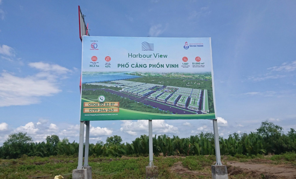 3 năm mở bán, pháp lý dự án Hiệp Phước Harbour tại Long An vẫn chỉ nằm ‘trên miệng’ chủ đầu tư - Ảnh 1. 3 năm mở bán, pháp lý dự án Hiệp Phước Harbour tại Long An vẫn chỉ nằm ‘trên miệng’ chủ đầu tư - Ảnh 1.