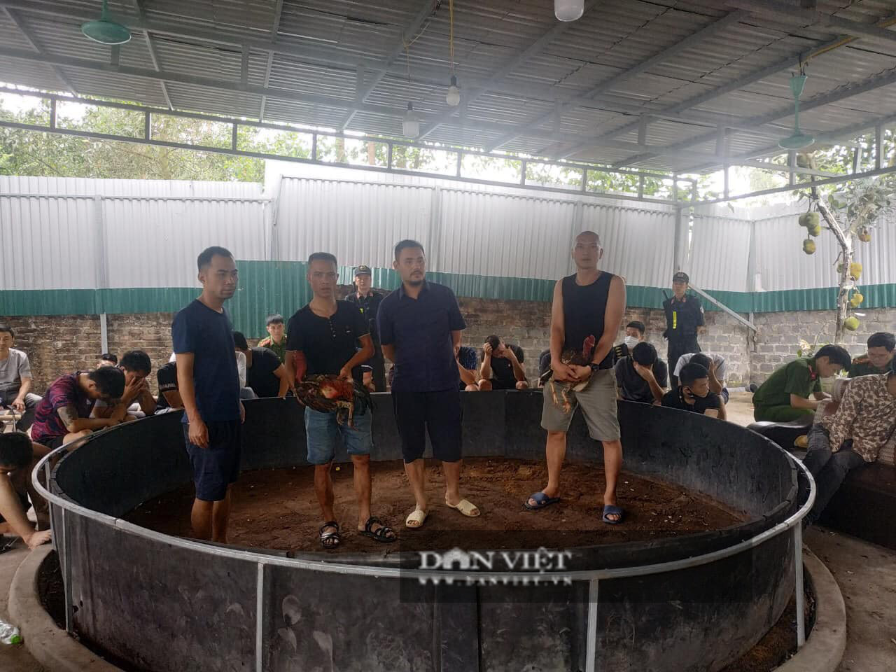 Vĩnh Phúc: Triệt phá ổ cờ bạc gần 60 đối tượng đá gà ăn tiền - Ảnh 3.