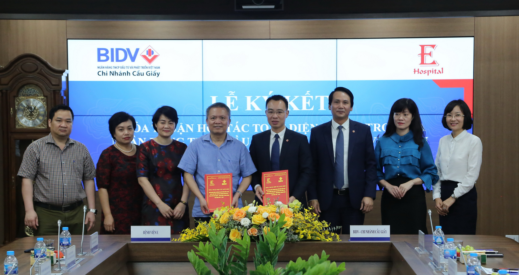 BIDV Cầu Giấy hợp tác toàn diện với Bệnh viện E Trung ương - Ảnh 1.