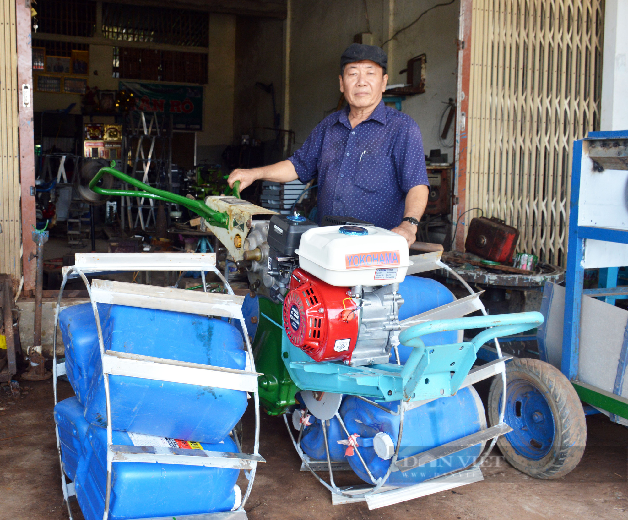Chuyện chưa kể về lão nông chế tạo máy cày chạy dưới nước siêu nhẹ, siêu tiết kiệm - Ảnh 3.