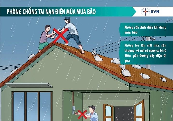 Đề cao cảnh giác tai nạn điện trong mùa mưa bão - Ảnh 7.