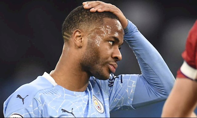 Sterling thất vọng vì không được Pep trọng dụng ở mùa này. Ảnh: Goal