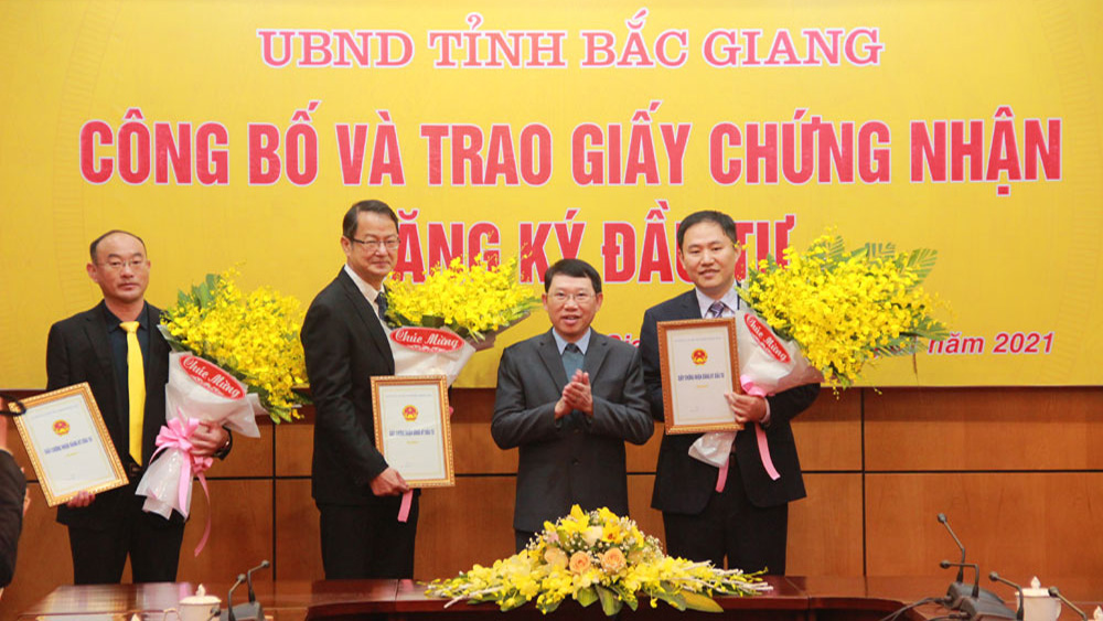 Bắc Giang: 10 tháng, cấp Giấy chứng nhận đầu tư cho 20 dự án trong KCN - Ảnh 1. Bắc Giang: 10 tháng, cấp Giấy chứng nhận đầu tư cho 20 dự án trong KCN - Ảnh 1.