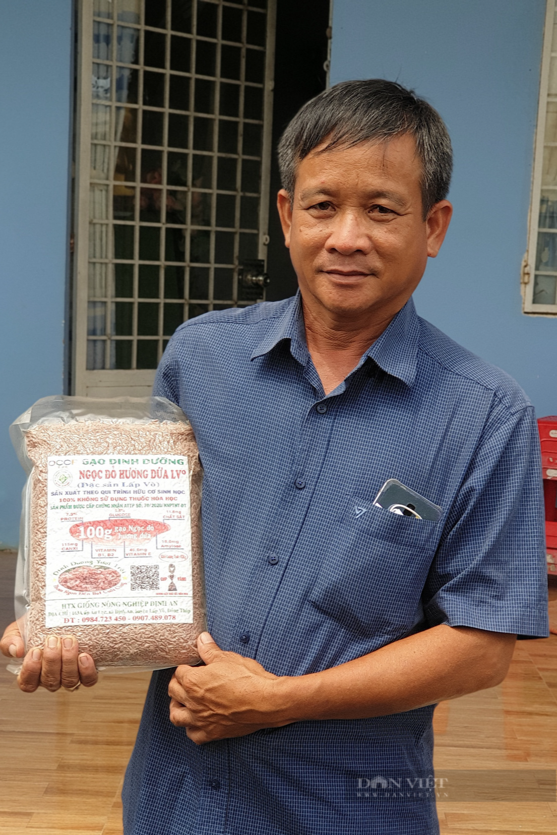 Nông dân xuất sắc 2021 ở Đồng Tháp là ông nông dân lai tạo giống lúa có dinh dưỡng rất cao - Ảnh 5.