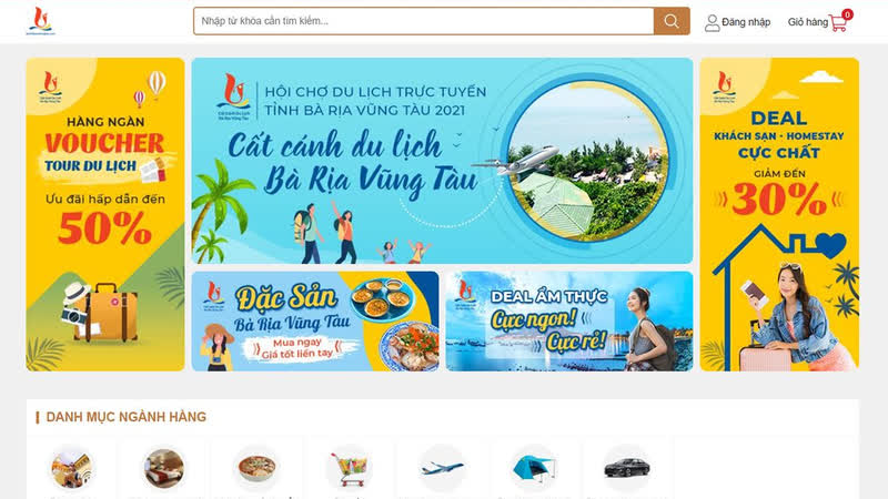 Bà Rịa-Vũng Tàu ra mắt sàn thương mại điện tử du lịch - Ảnh 1.