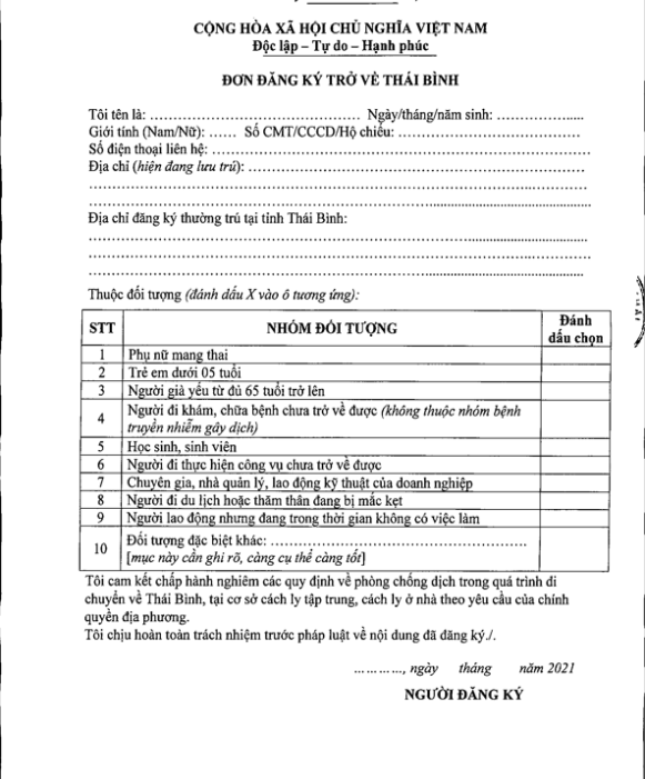Thái Bình sẽ không đón người tranh thủ &quot;di tản&quot; khỏi vùng dịch - Ảnh 3.