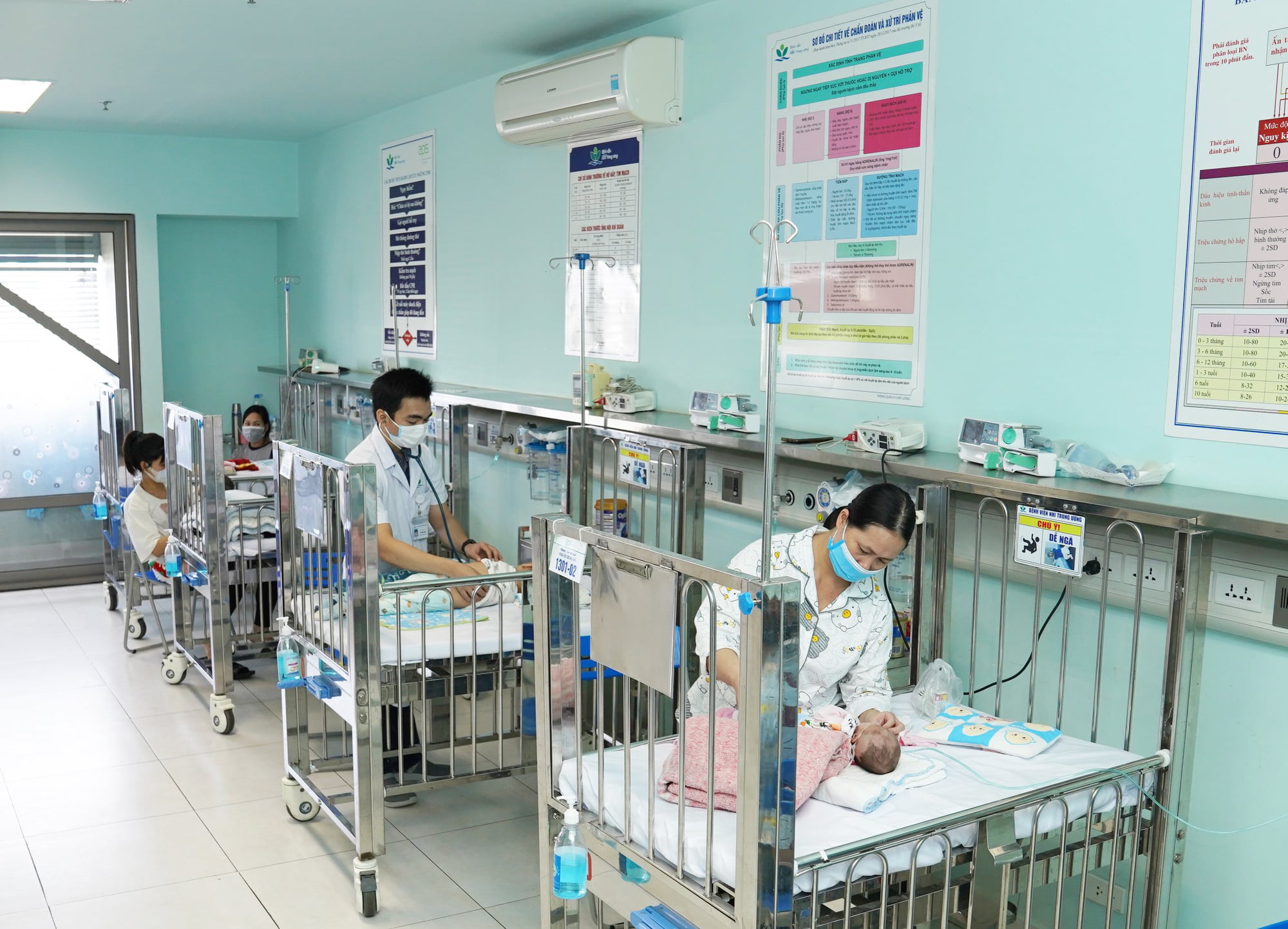 Giao mùa, gia tăng bệnh nhi viêm đường hô hấp  - Ảnh 1.