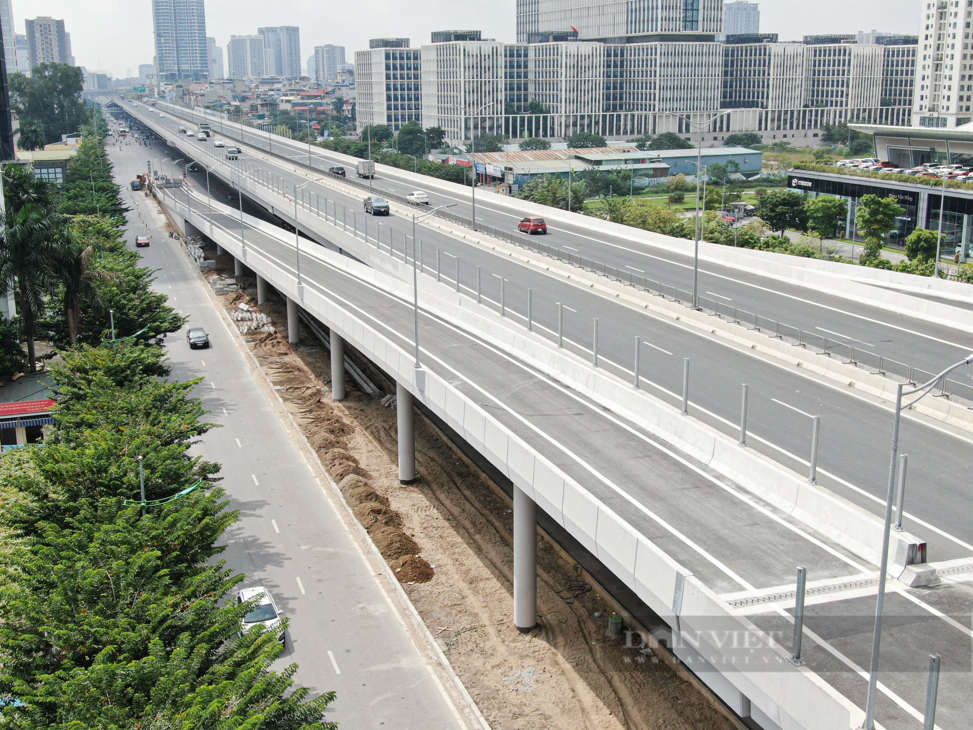 Hà Nội: 4.500 tấm chống ồn khung nhôm được lắp đặt trên vành đai 3 - Ảnh 1.