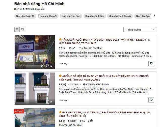 Lượng tin đăng bán nhà đất cuối năm tăng kỷ lục - Ảnh 6.