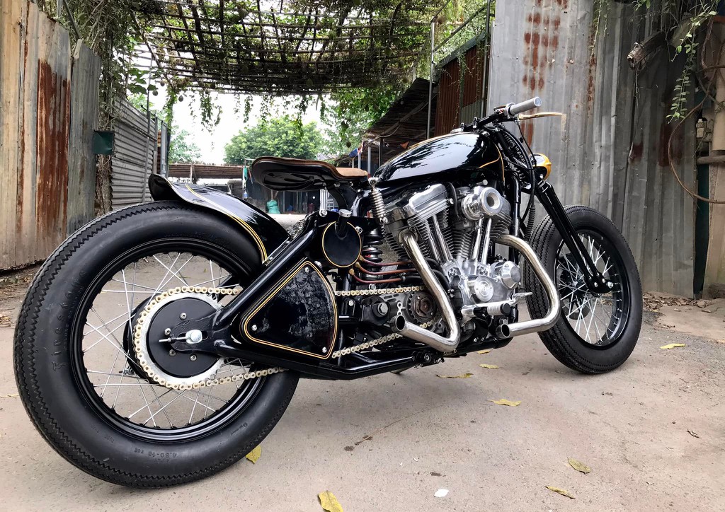 Harley Sportster 883 độ phong cách Nhật, đậm chất hoài cổ - Ảnh 11.