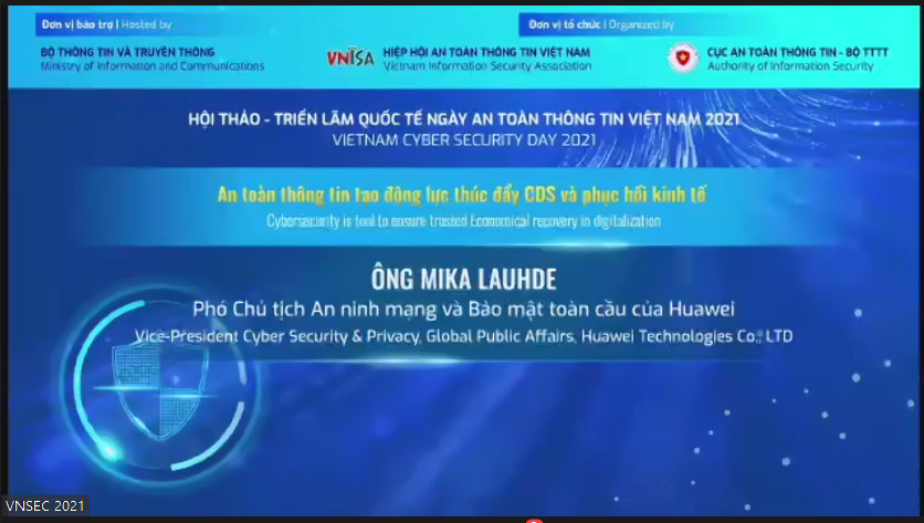 Huawei: An ninh mạng là công cụ đáng tin cậy bảo đảm sự phục hồi kinh tế trong quá trình số hoá - Ảnh 1.