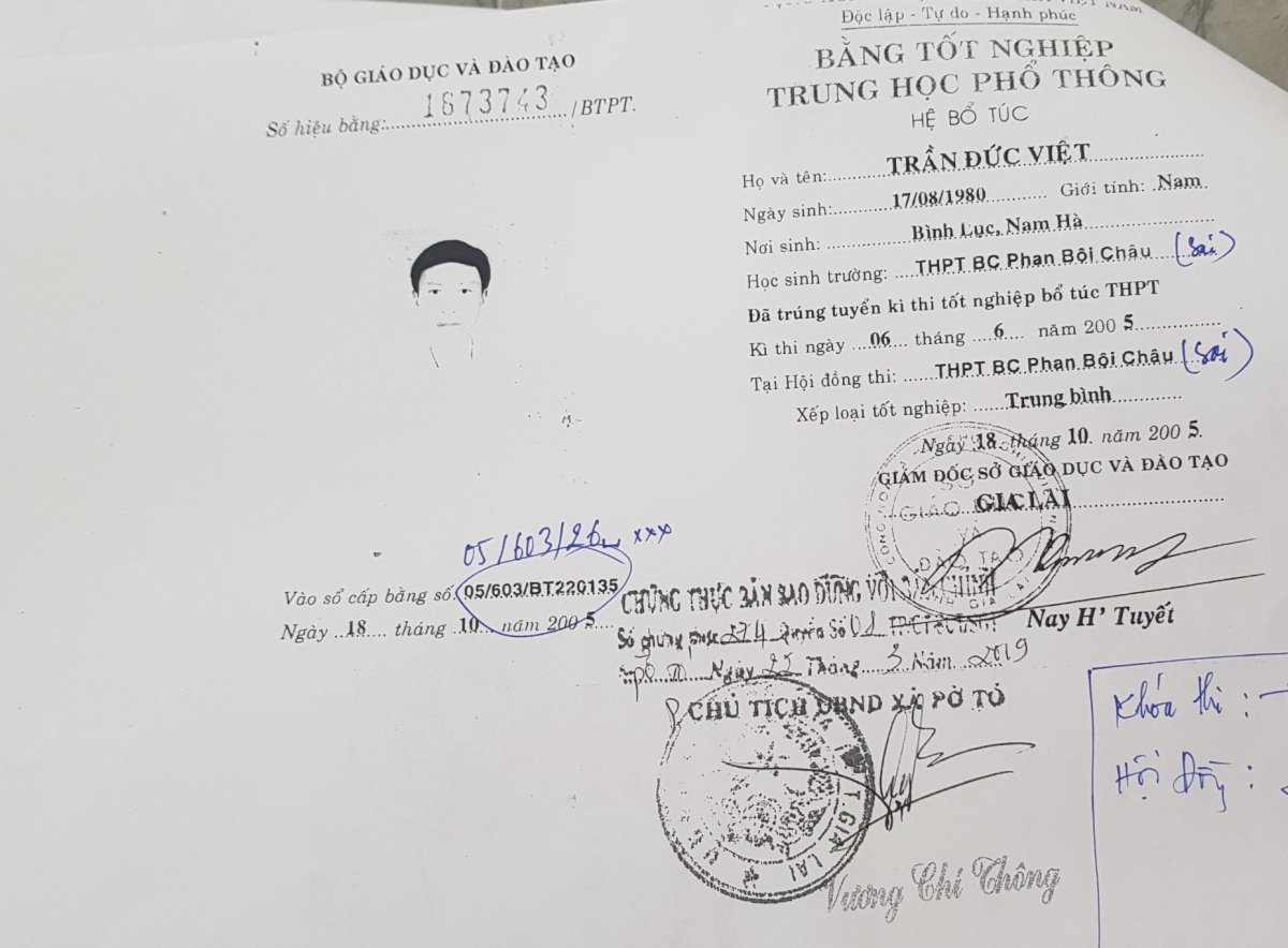 Từ vụ Chánh Thanh tra Lào Cai bị kỷ luật buộc thôi việc, điểm lại những vụ cán bộ dùng bằng giả bị xử lý - Ảnh 3.