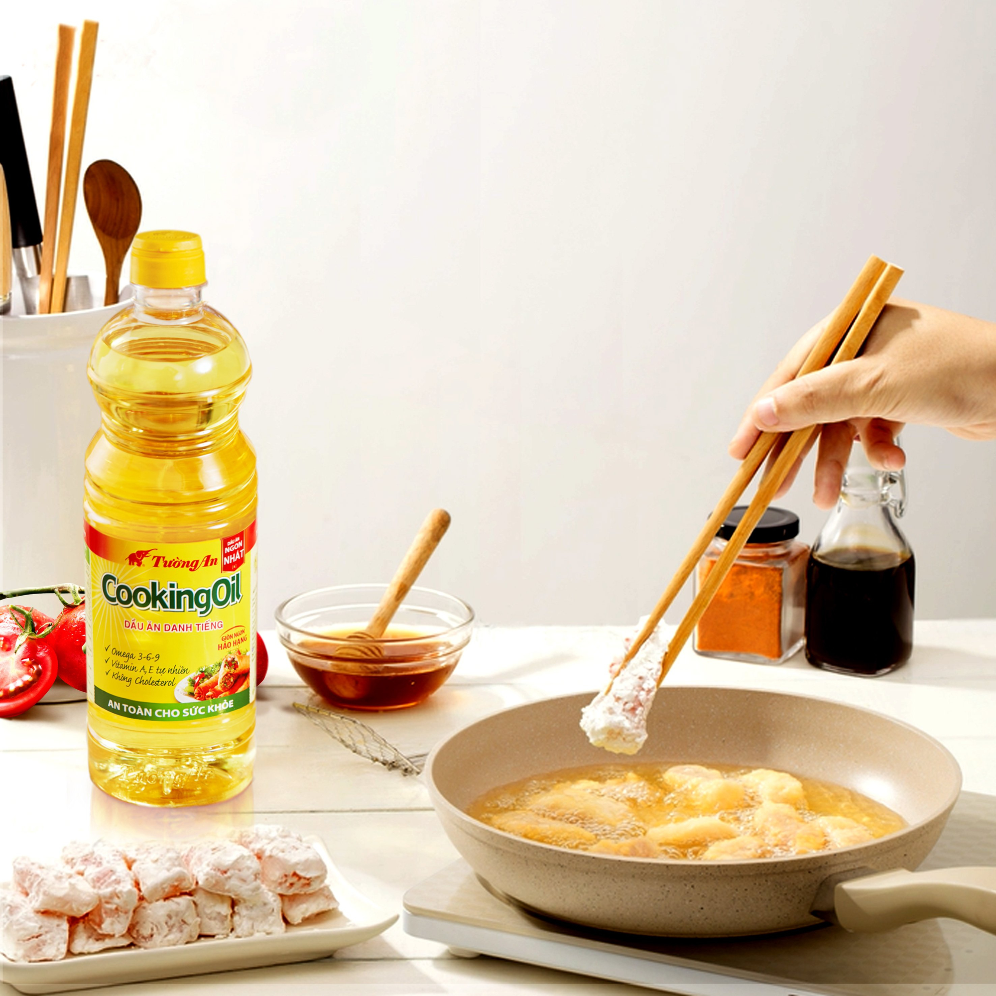 Bí quyết chiên rán từ bộ đôi ngon khỏe Tường An CookingOil – Tường An CookingOil Nutri Plus - Ảnh 2. Bí quyết chiên rán từ bộ đôi ngon khỏe Tường An CookingOil – Tường An CookingOil Nutri Plus - Ảnh 2.