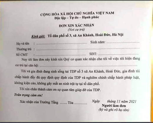 Hà Nội: Bi hài chuyện người dân xác nhận tạm trú để tiêm vaccine Covid-19 phải cam kết &quot;không kiện cáo&quot; - Ảnh 2.