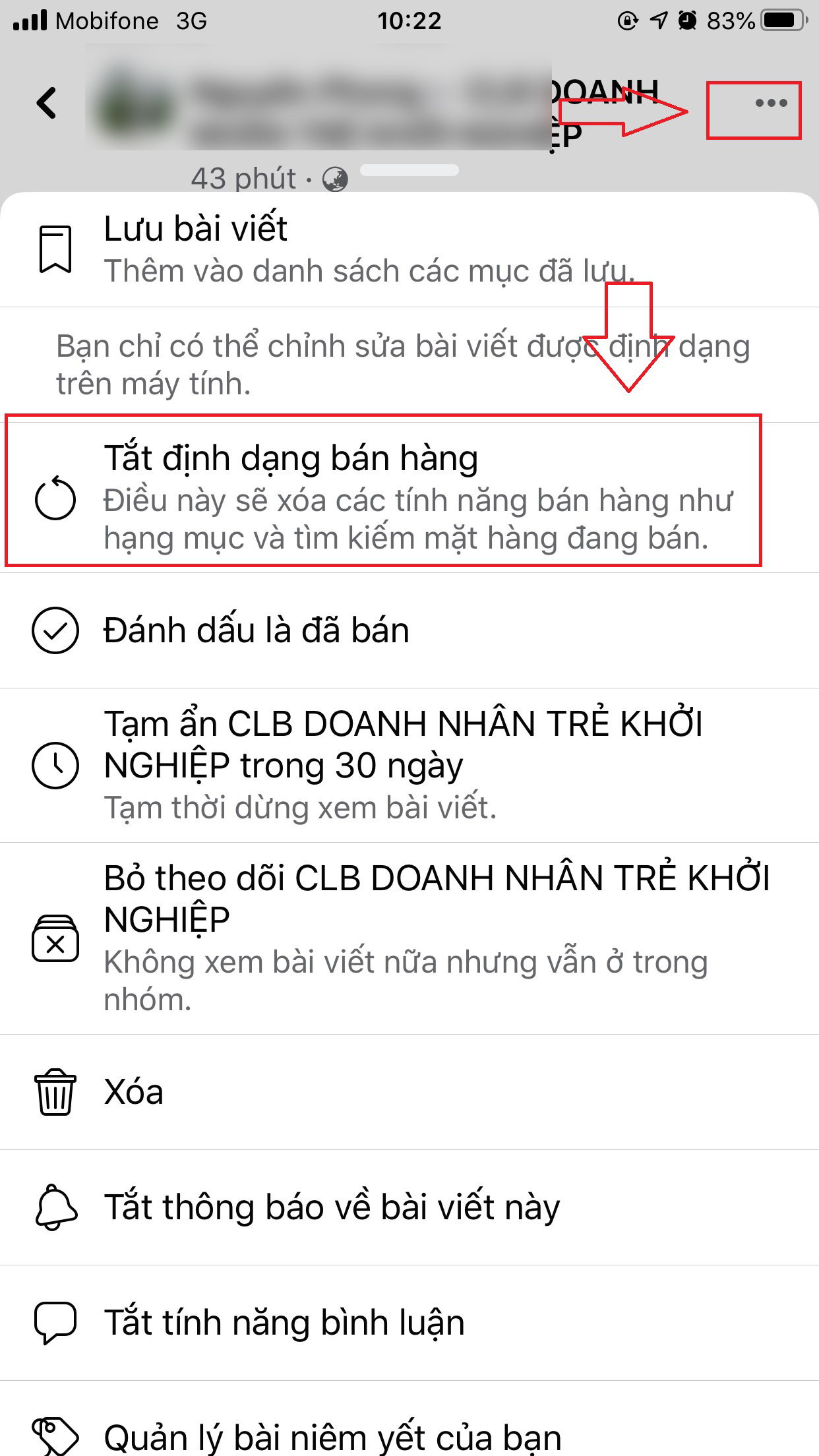 Mẹo hay để tắt định dạng bán hàng trên Facebook đơn giản, nhanh chóng - Ảnh 2.