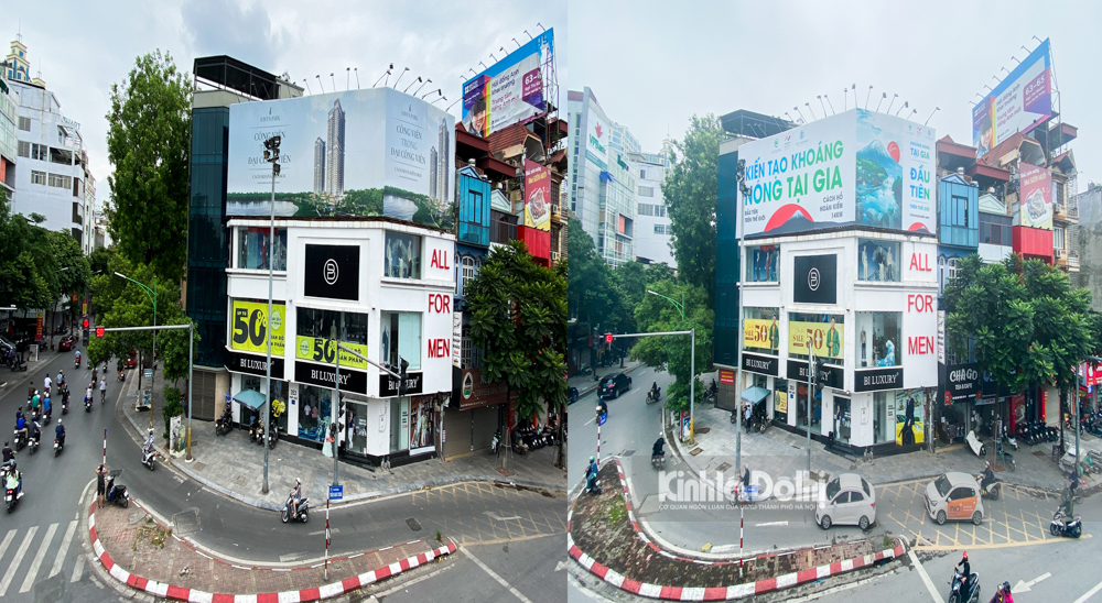 Hà Nội: Xử lý biển quảng cáo quá khổ nửa vời gây mất mỹ quan đô thị - Ảnh 11.
