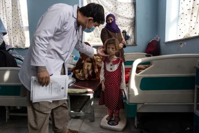 Những hình ảnh 'nhói lòng' trong cuộc khủng hoảng lương thực ở Afghanistan - Ảnh 5.