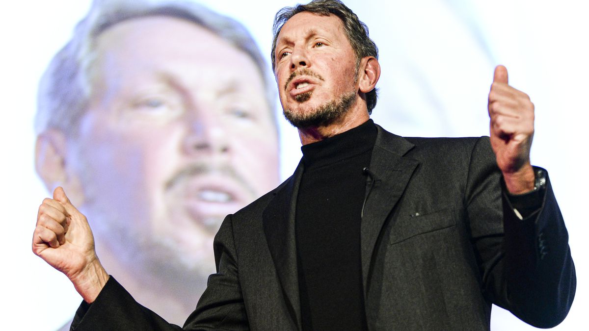 Larry Ellison là cổ đông lớn nhất của công ty. Ảnh: @AFP.