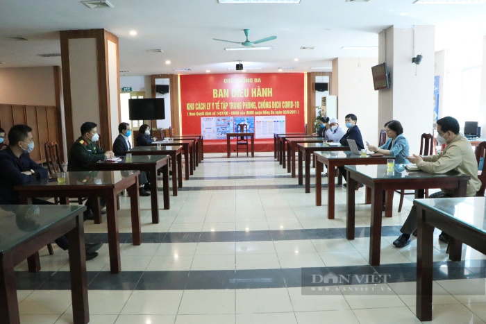 Cận cảnh trưng dụng Ký túc xá ĐH Thuỷ Lợi 600 giường điều trị F0 tại quận nhiều ca nhiễm nhất Hà Nội - Ảnh 8.