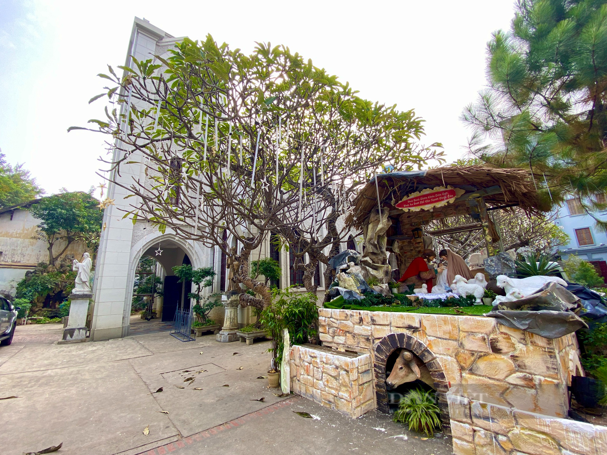 Nhà thờ, trung tâm thương mại trang hoàng trước thềm Giáng sinh - Ảnh 5.