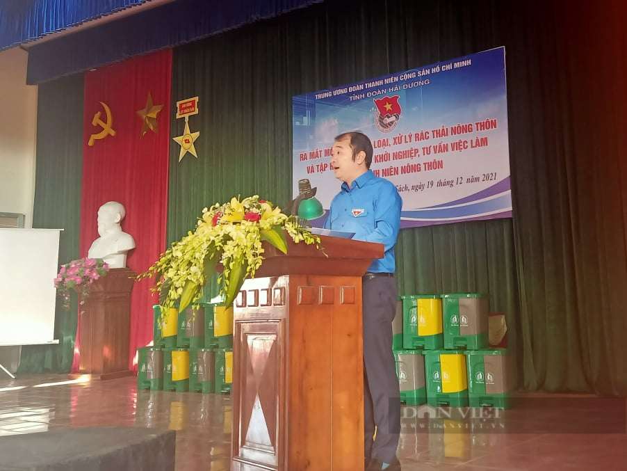 Tỉnh đoàn Hải Dương hỗ trợ khởi nghiệp, việc làm cho thanh niên và hướng dẫn xử lý rác nông thôn - Ảnh 2.