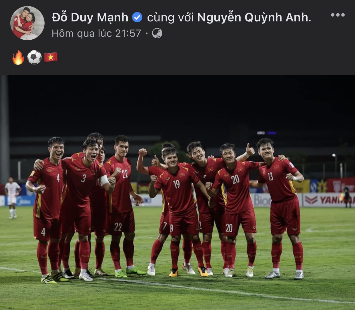 Lý giải pha ăn mừng kiểu &quot;bụng bầu&quot; của Bùi Tiến Dũng  - Ảnh 1.