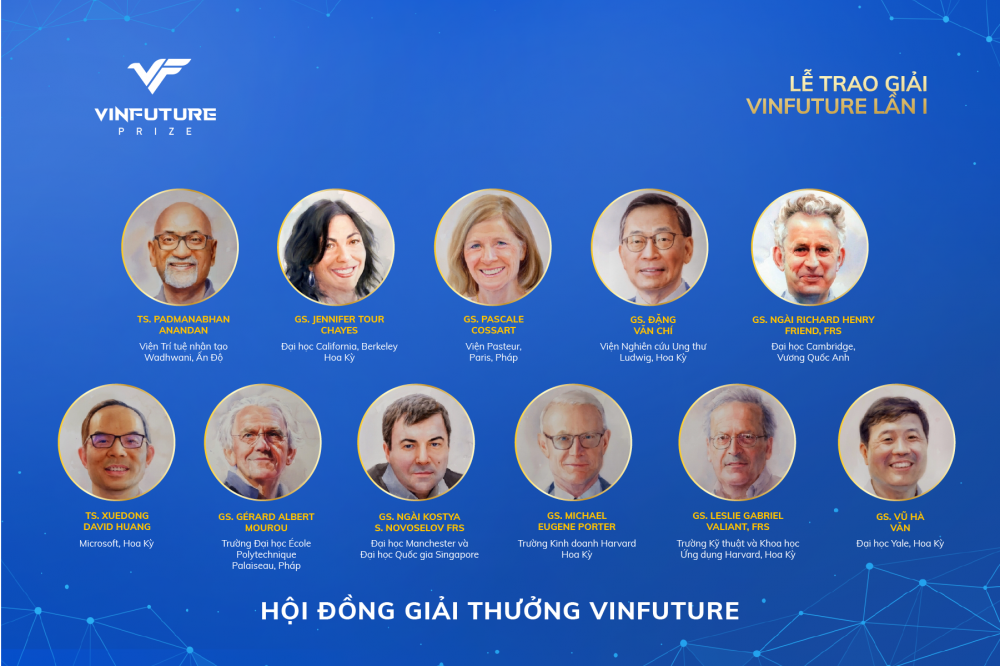 Giải VinFuture lần I - vinh danh 4 công trình khoa học phụng sự nhân loại năm 2021 - Ảnh 1.