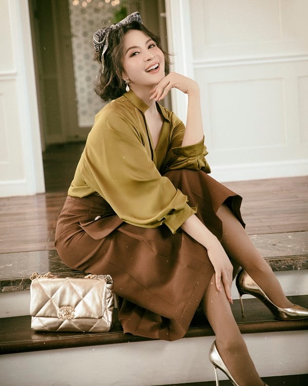 Vẻ đẹp vượt thời gian của MC Thanh Mai ở tuổi U50 - Ảnh 3.