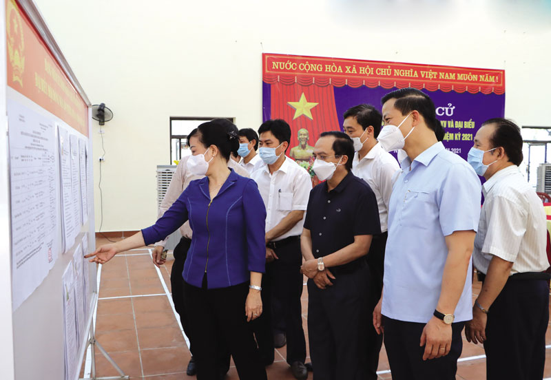 Nữ Bí thư Bắc Ninh đề nghị có hướng dẫn cho địa phương có khu vực cách ly, phong tỏa bỏ phiếu sớm - Ảnh 1.