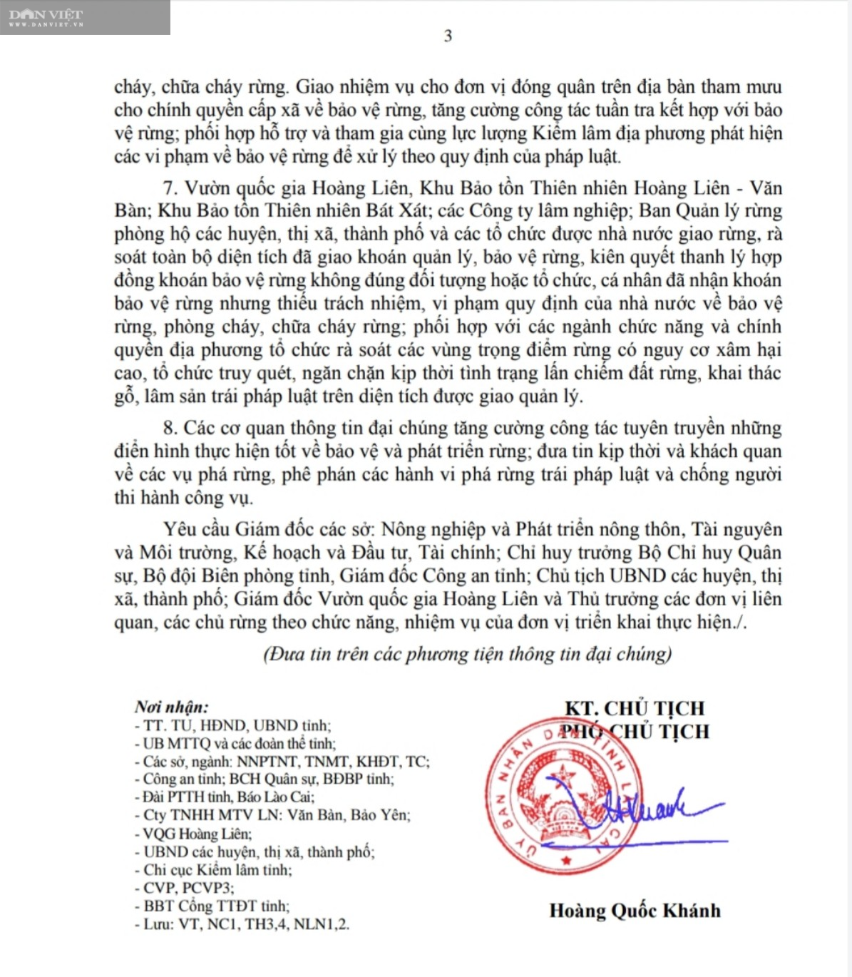 Lào Cai: Ban hành Chỉ thị về quản lý, bảo vệ và ngăn chặn tình trạng chặt, phá rừng… - Ảnh 5.