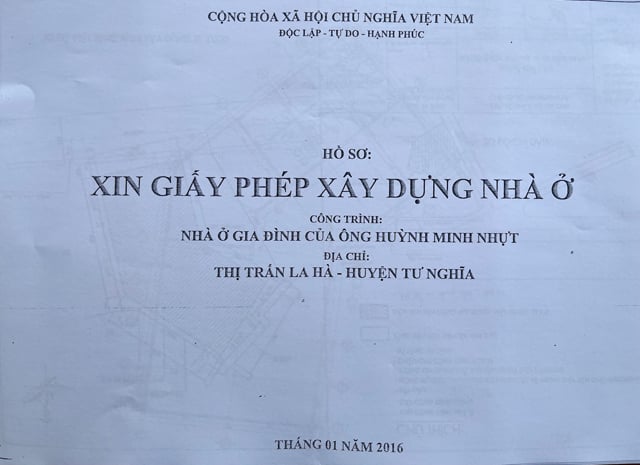 Quảng Ngãi: Công ty Nhật Tân “biến” giấy phép cấp làm nhà ở thành xưởng kính - Ảnh 1. Quảng Ngãi: Công ty Nhật Tân “biến” giấy phép cấp làm nhà ở thành xưởng kính - Ảnh 1.