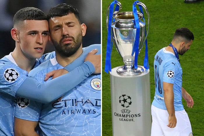Kết thúc không có hậu, Aguero chia tay Man City trong nước mắt - Ảnh 1.