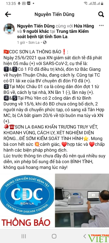 Nóng: Sơn La xuất hiện 5 ca dương tính SARS-CoV-2 - Ảnh 3.