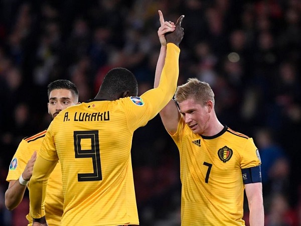 Kevin De Bruyne và Romelu Lukaku
