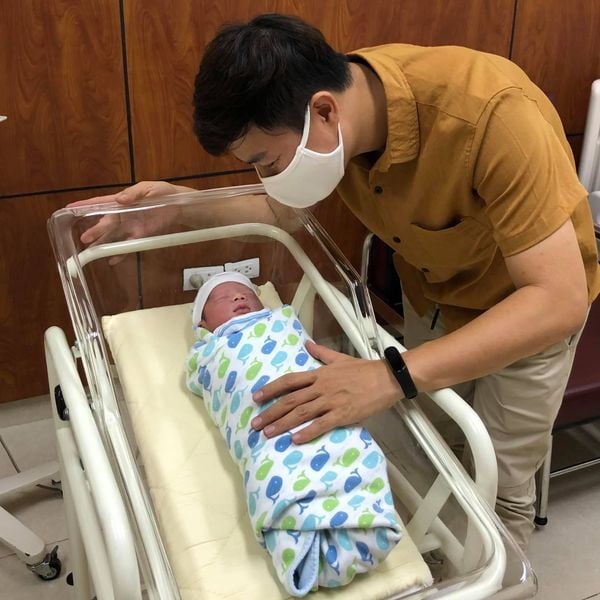 MC Lê Anh cố gắng dẫn chương trình trực tiếp khi nhận tin con trai cấp cứu - Ảnh 1.