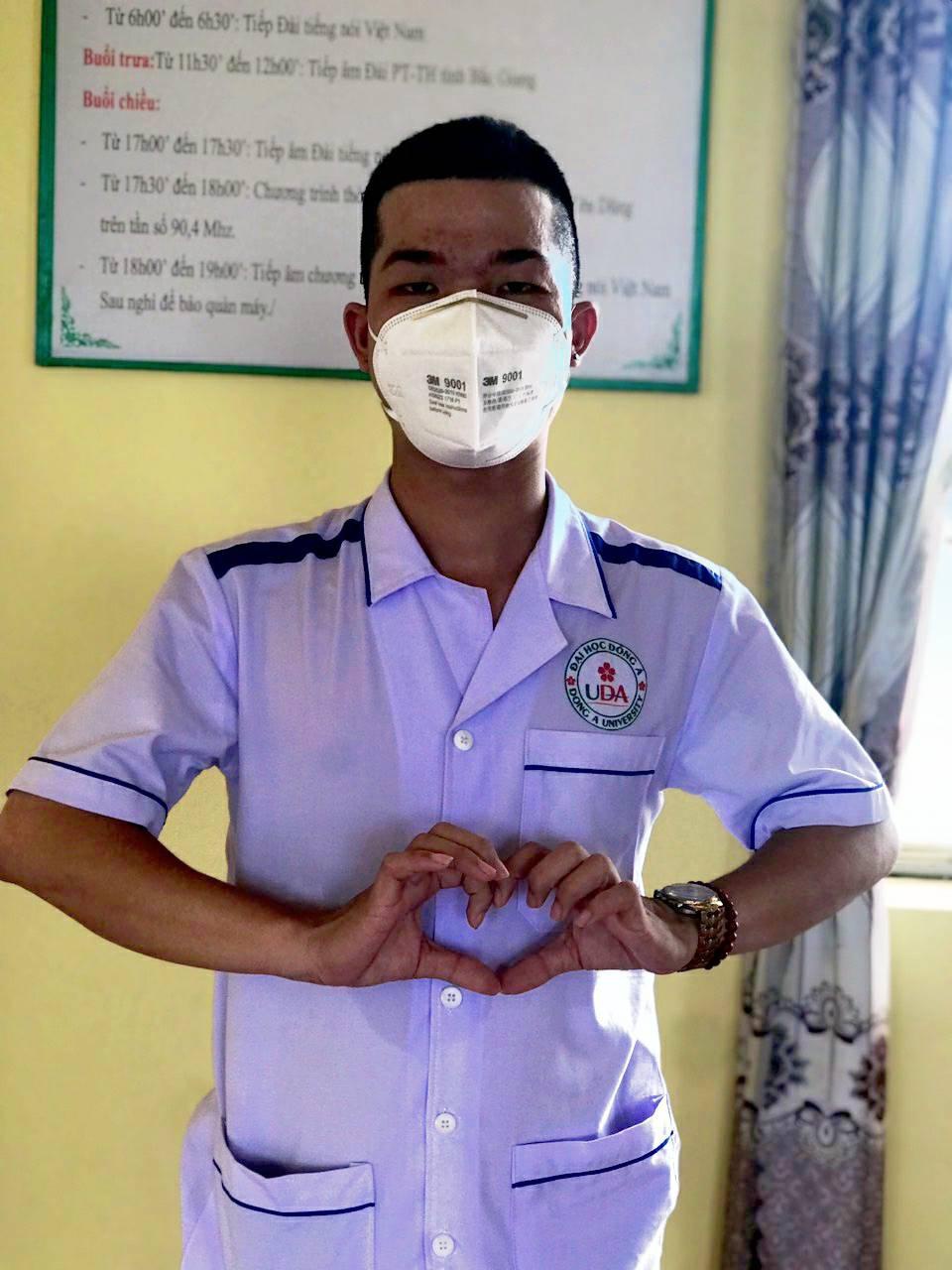 Nam sinh năm nhất đi chống dịch ở Đà Nẵng rồi ra Bắc Giang: &quot;Mệt mỏi chỉ là cảm giác&quot; - Ảnh 1.