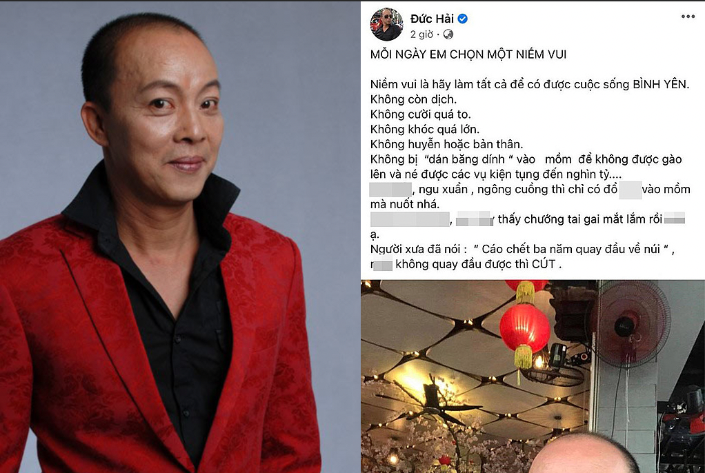 NSƯT Đức Hải tiết lộ về vụ chửi tục: &quot;Facebook không bị hack, tôi bị tống tiền&quot; - Ảnh 1.