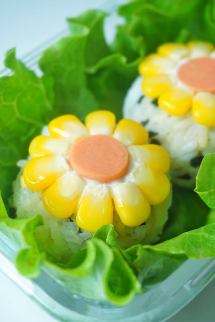 Rủ con vào bếp làm cơm bento hoa hướng dương xinh đẹp - Ảnh 5.