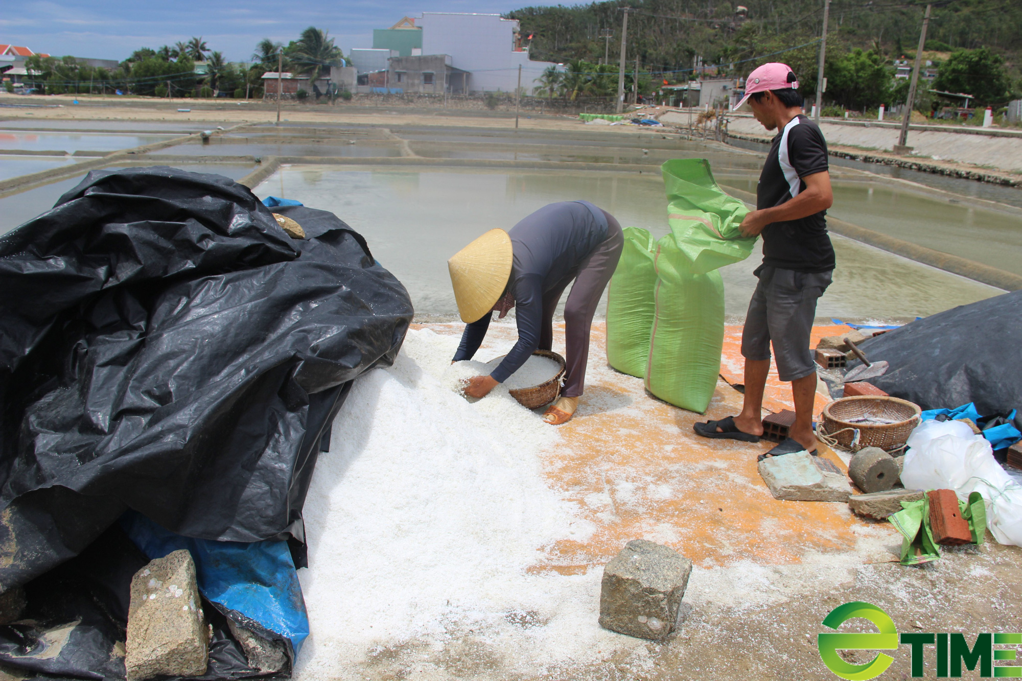 Bình Định: Giá 1kg muối không bằng cốc trà đá, diêm dân không còn mặn mà - Ảnh 2.