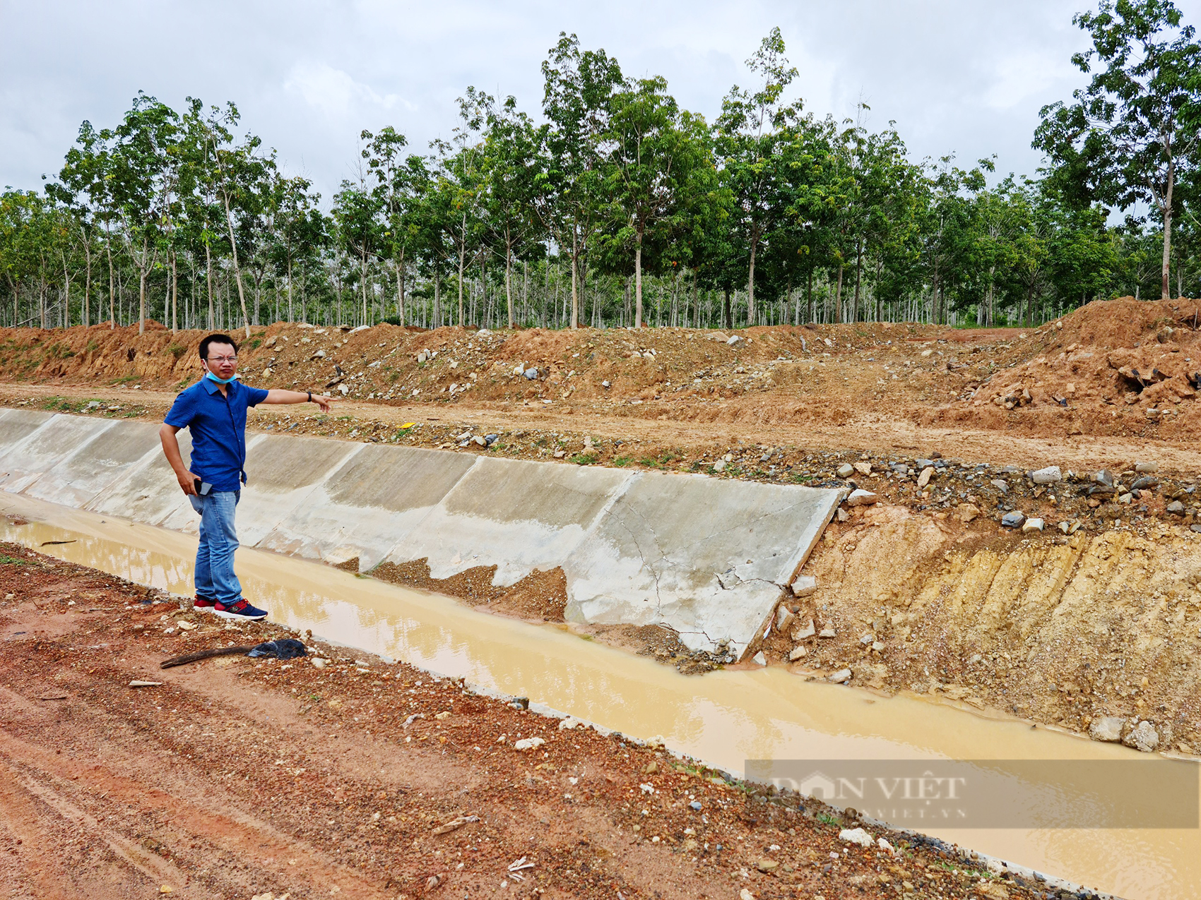 Gia Lai: Kênh hơn 540 tỷ chưa bàn giao đã hỏng - Ảnh 2.