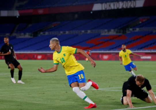 Kết quả bóng đá Olympic ngày 22/7: Richarlison tỏa sáng, Brazil đánh bại Đức - Ảnh 1.
