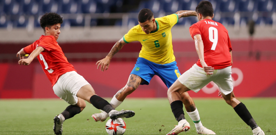 Kết quả bóng đá nam Olympic Tokyo 2020: ĐKVĐ Brazil nhẹ nhàng đi tiếp - Ảnh 1.