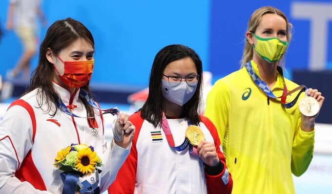 Em bé gốc Hoa bị bỏ rơi đoạt HCV Olympic 2020 cho Canada - Ảnh 1.
