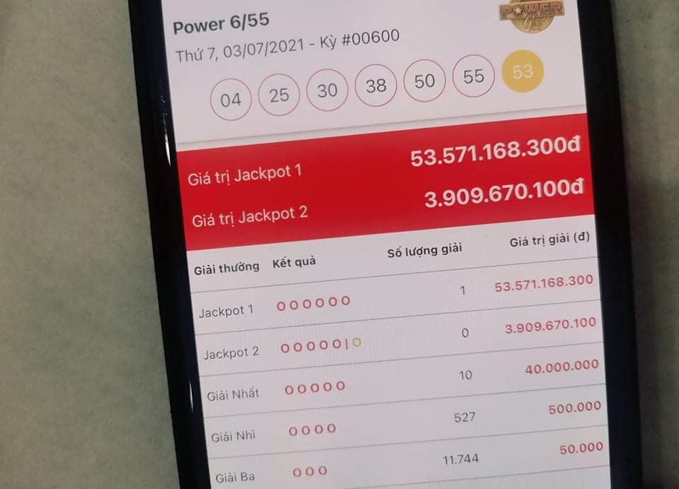 Tin hot Hà Nội hôm nay 4/7: Một người trúng Jackpot hơn 53 tỉ đồng;  - Ảnh 1.
