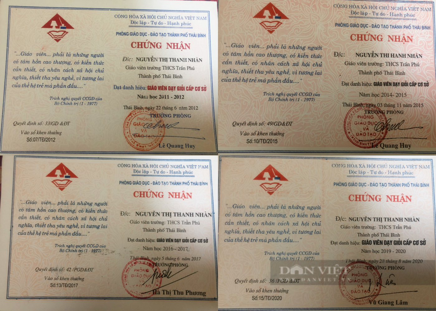 Phòng GD-ĐT TP Thái Bình mời &quot;nóng&quot; nhiều giáo viên gần 20 năm đứng bục giảng có nguy cơ mất việc (bài 2) - Ảnh 3.